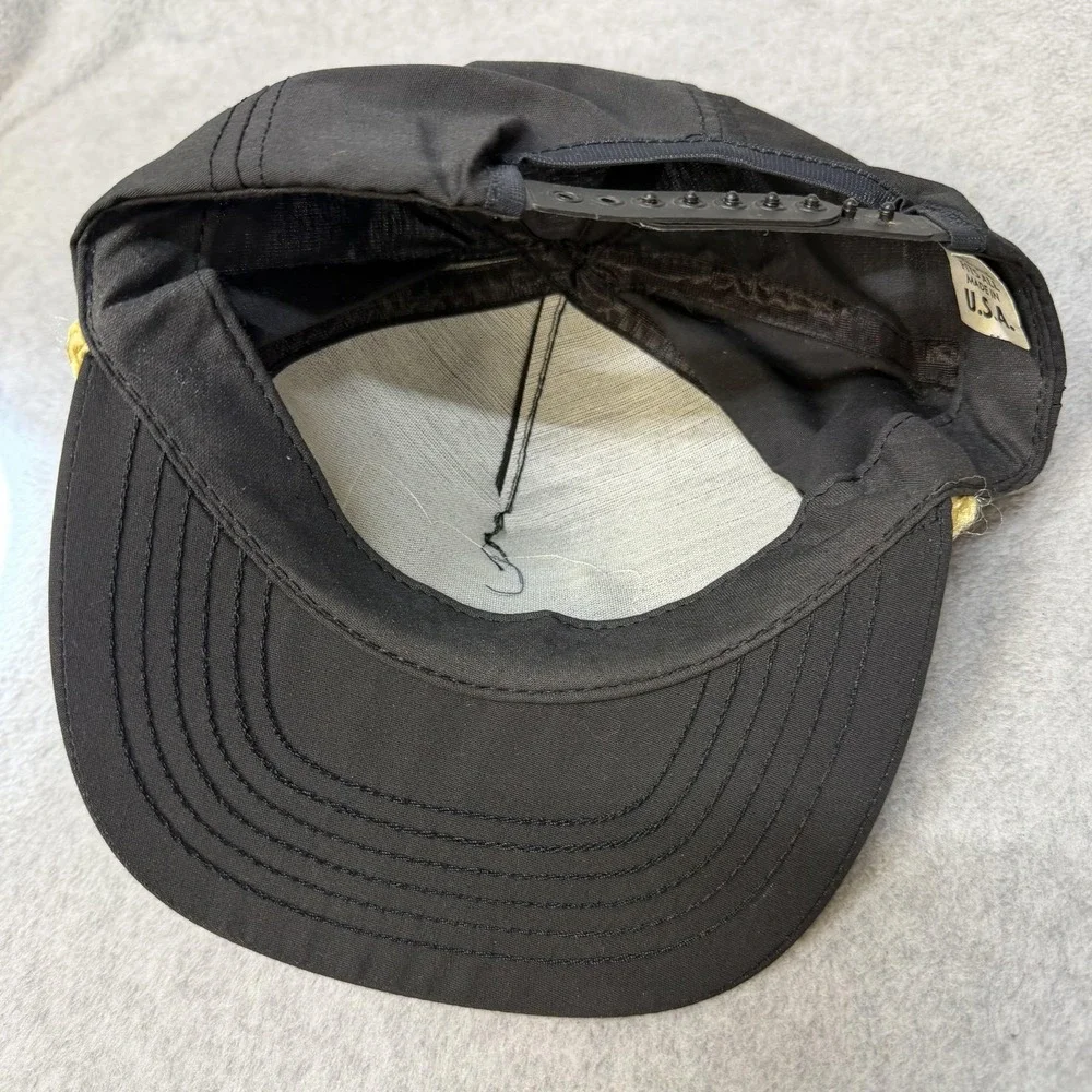 Vintage Goodwrench 200 Rockingham Hat Cap Snap Back One Size Black NASCAR Racing